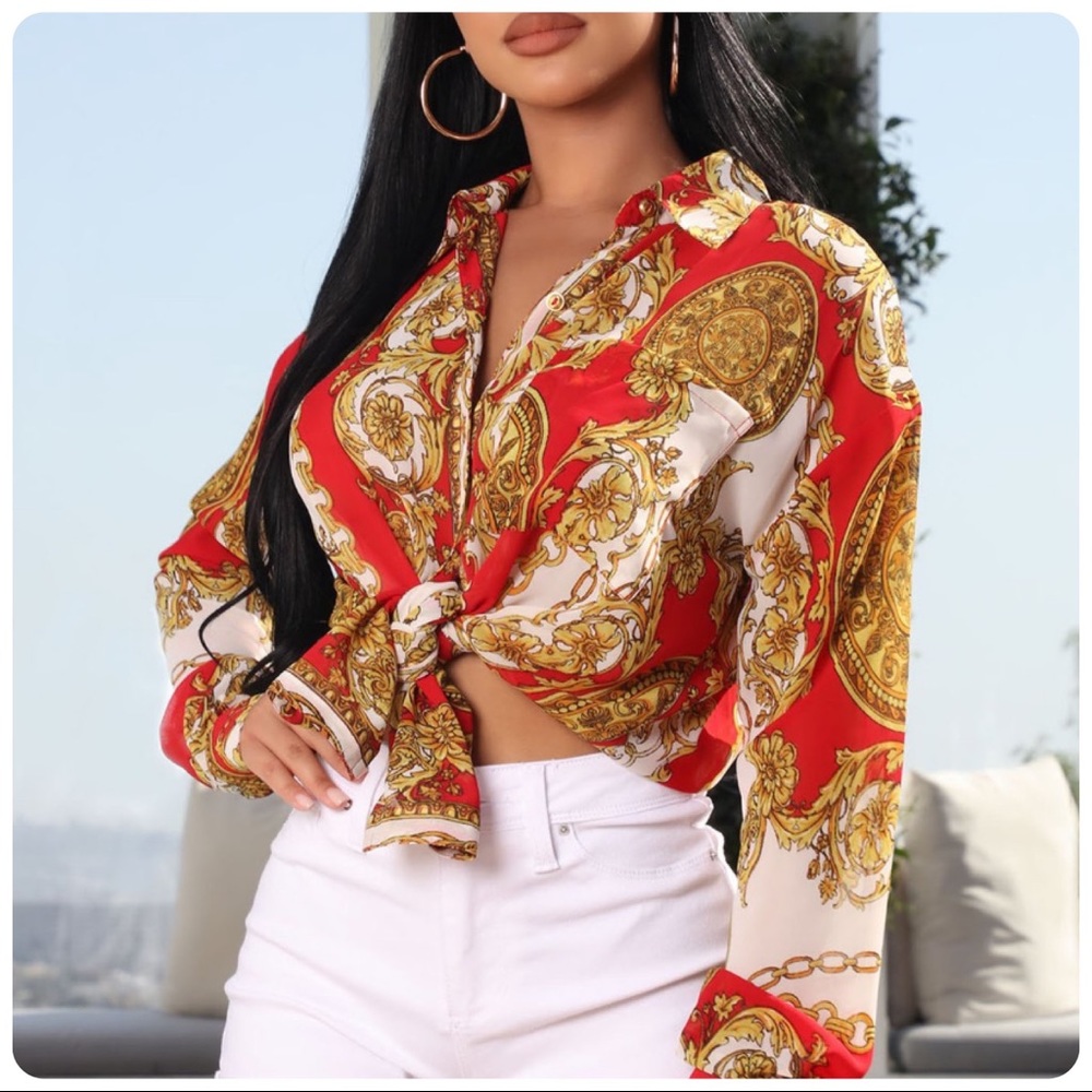 Cute High Status Printed Shirt